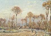Camille Pissarro The Road to Versailles painting